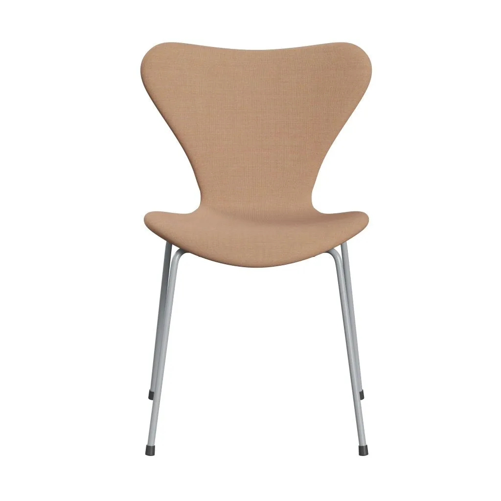 Fritz Hansen Series 7™ Chair Full Upholstery, Silver Grey/Remix Light Brown (Rem406)