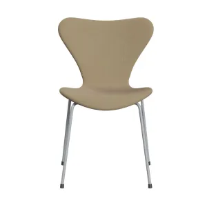 Fritz Hansen Series 7™ Chair Full Upholstery, Silver Grey/Steelcut Trio Soft Yellow