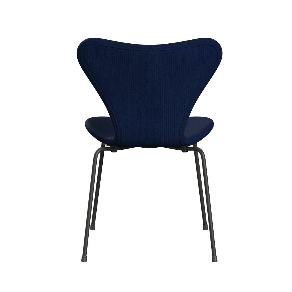 Fritz Hansen Series 7™ Chair Full Upholstery, Warm Graphite/Fame Dark Blue (F66071)