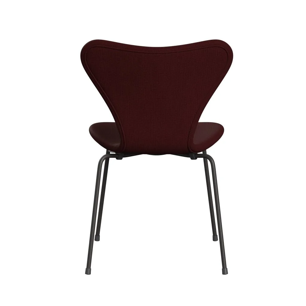 Fritz Hansen Series 7™ Chair Full Upholstery, Warm Graphite/Fame Dark Bordeaux