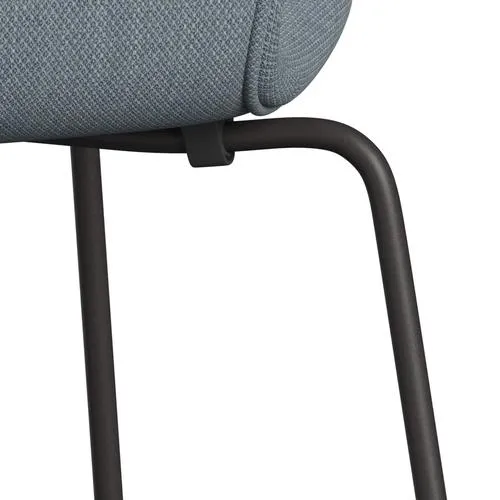 Fritz Hansen Series 7™ Chair Full Upholstery, Warm Graphite/Fiord Blue/Grey