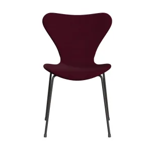 Fritz Hansen Series 7™ Chair Full Upholstery, Warm Graphite/Hallingdal Wine Red/Violet