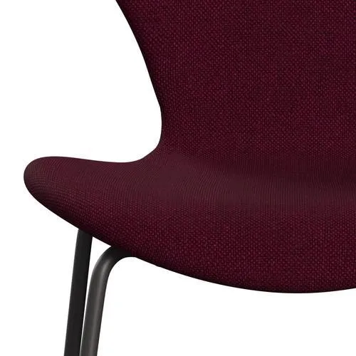 Fritz Hansen Series 7™ Chair Full Upholstery, Warm Graphite/Hallingdal Wine Red/Violet