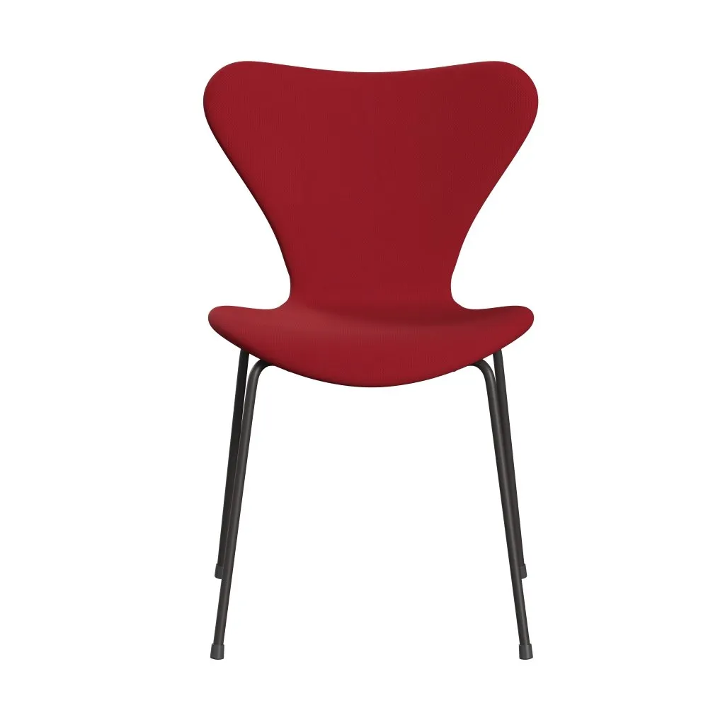Fritz Hansen Series 7™ Chair Full Upholstery, Warm Graphite/Steelcut Standard/Light Dark Red