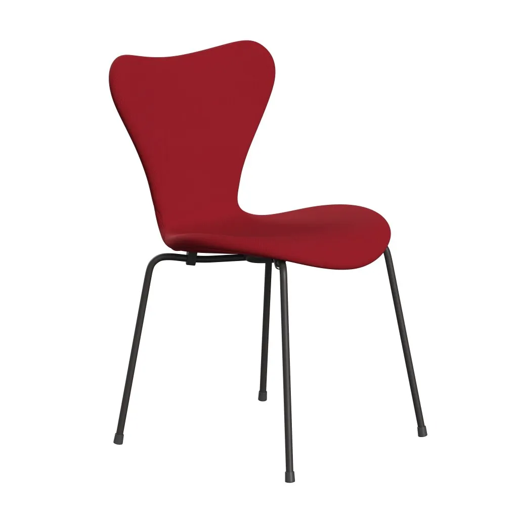 Fritz Hansen Series 7™ Chair Full Upholstery, Warm Graphite/Steelcut Standard/Light Dark Red