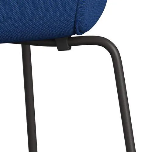 Fritz Hansen Series 7™ Chair Full Upholstery, Warm Graphite/Steelcut Trio Cobalt Blue