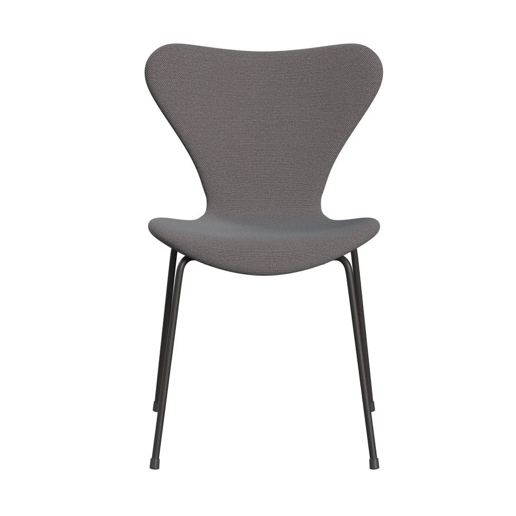 Fritz Hansen Series 7™ Chair Full Upholstery, Warm Graphite/Steelcut Trio Soft Blue/Brown/Black