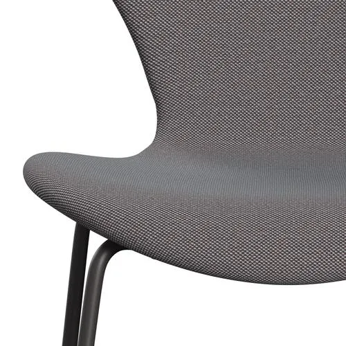 Fritz Hansen Series 7™ Chair Full Upholstery, Warm Graphite/Steelcut Trio Soft Blue/Brown/Black