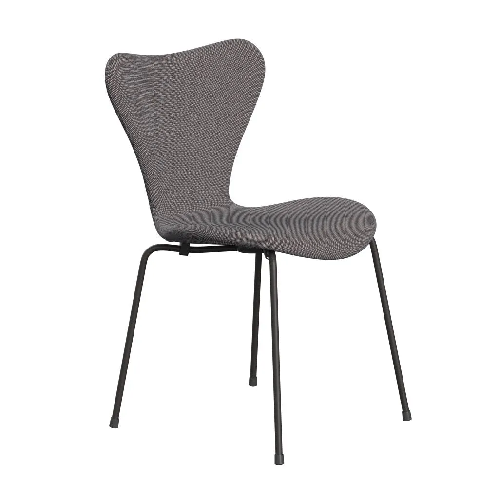 Fritz Hansen Series 7™ Chair Full Upholstery, Warm Graphite/Steelcut Trio Soft Blue/Brown/Black