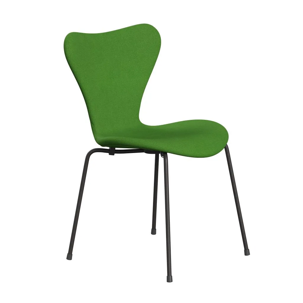 Fritz Hansen Series 7™ Chair Full Upholstery, Warm Graphite/Tonus Light Green