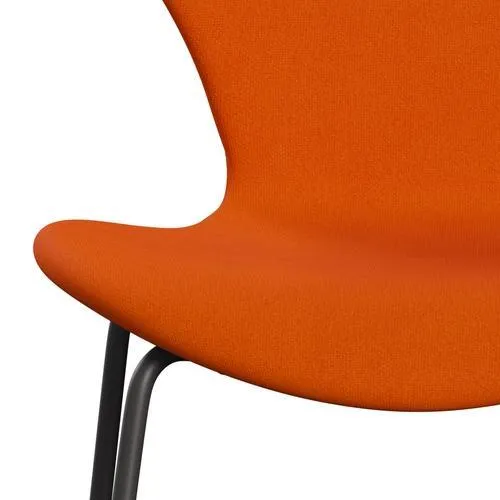 Fritz Hansen Series 7™ Chair Full Upholstery, Warm Graphite/Tonus Light Orange