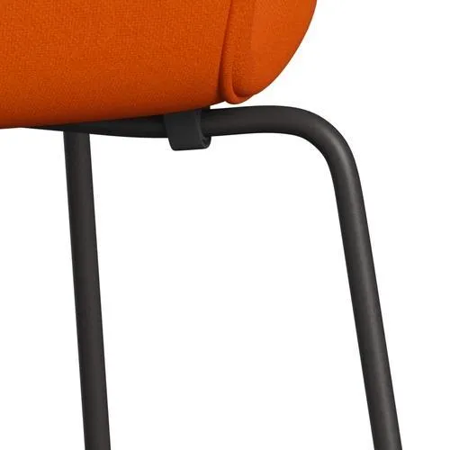Fritz Hansen Series 7™ Chair Full Upholstery, Warm Graphite/Tonus Light Orange