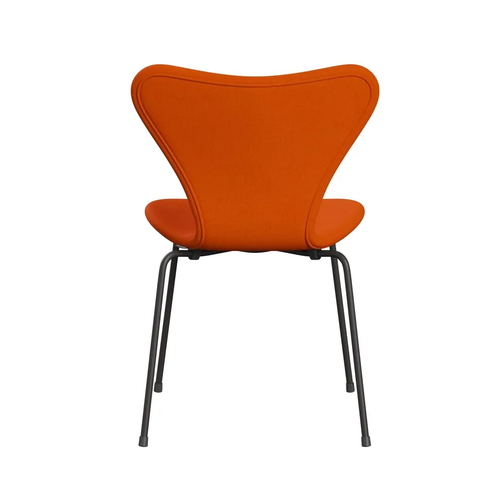 Fritz Hansen Series 7™ Chair Full Upholstery, Warm Graphite/Tonus Light Orange