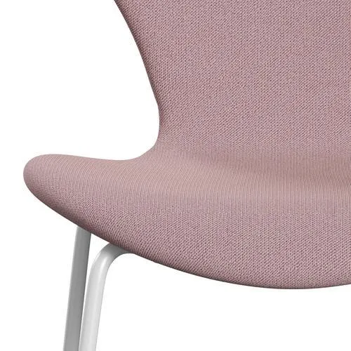 Fritz Hansen Series 7™ Chair Full Upholstery, White/Capture Pink