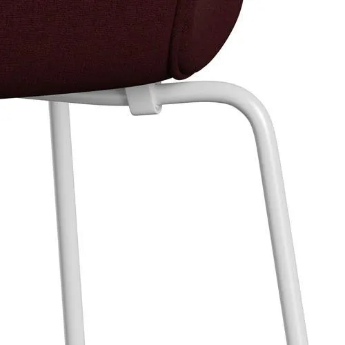 Fritz Hansen Series 7™ Chair Full Upholstery, White/Christianshavn Red