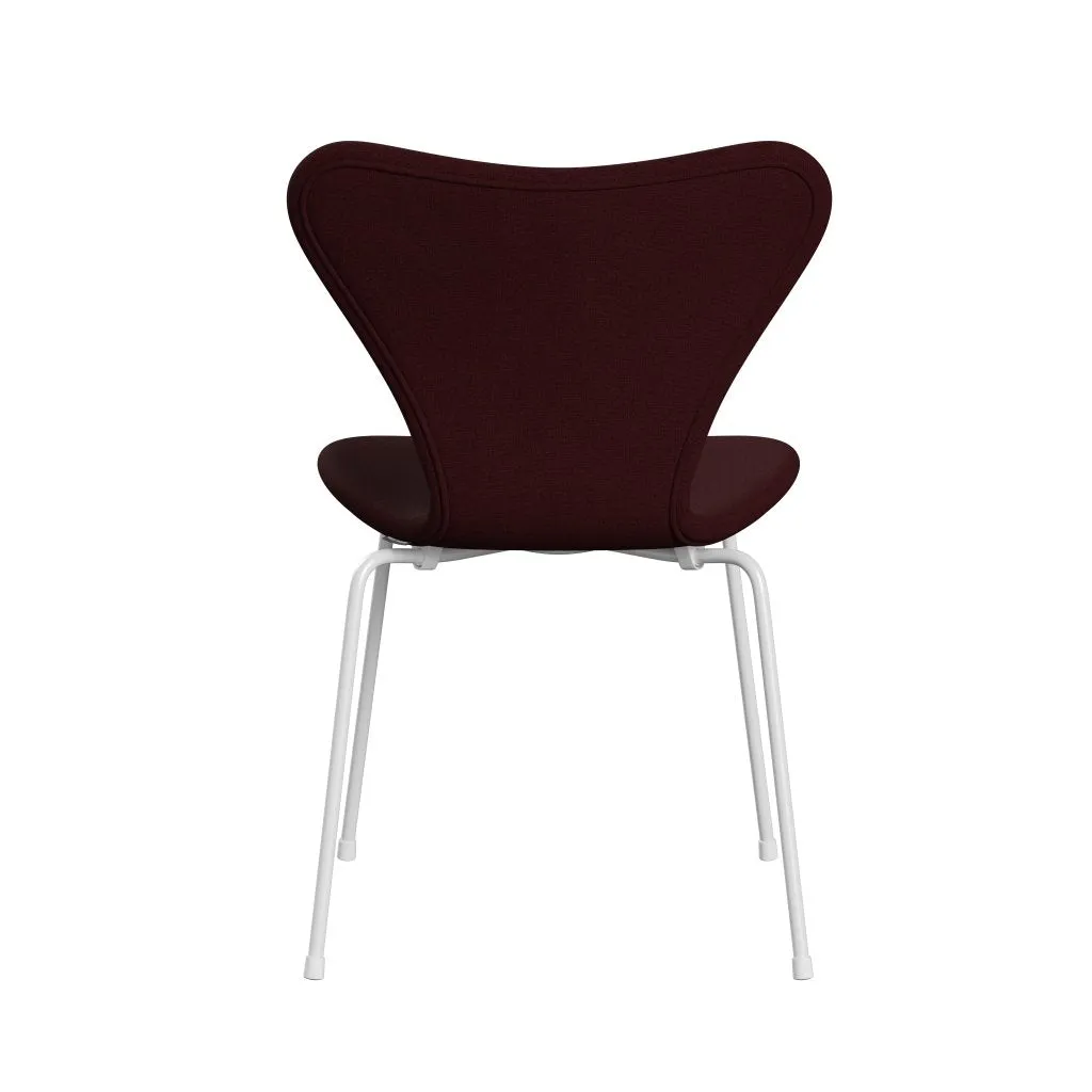 Fritz Hansen Series 7™ Chair Full Upholstery, White/Christianshavn Red