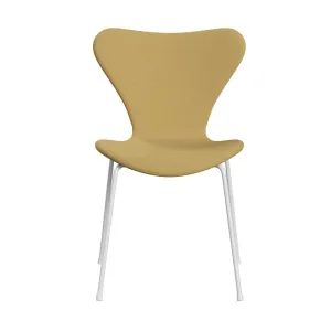 Fritz Hansen Series 7™ Chair Full Upholstery, White/Christianshavn Yellow