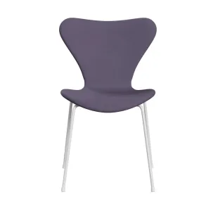 Fritz Hansen Series 7™ Chair Full Upholstery, White/Comfort Violet