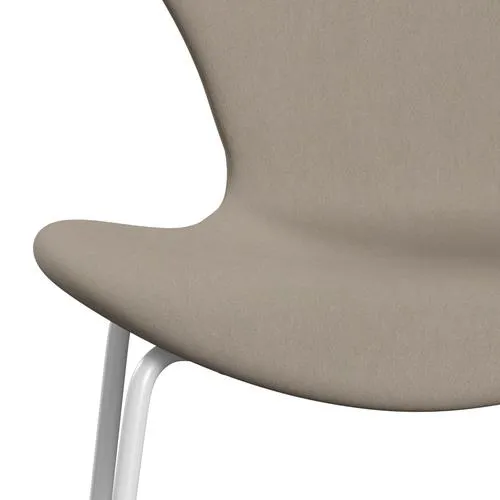 Fritz Hansen Series 7™ Chair Full Upholstery, White/Comfort White Grey
