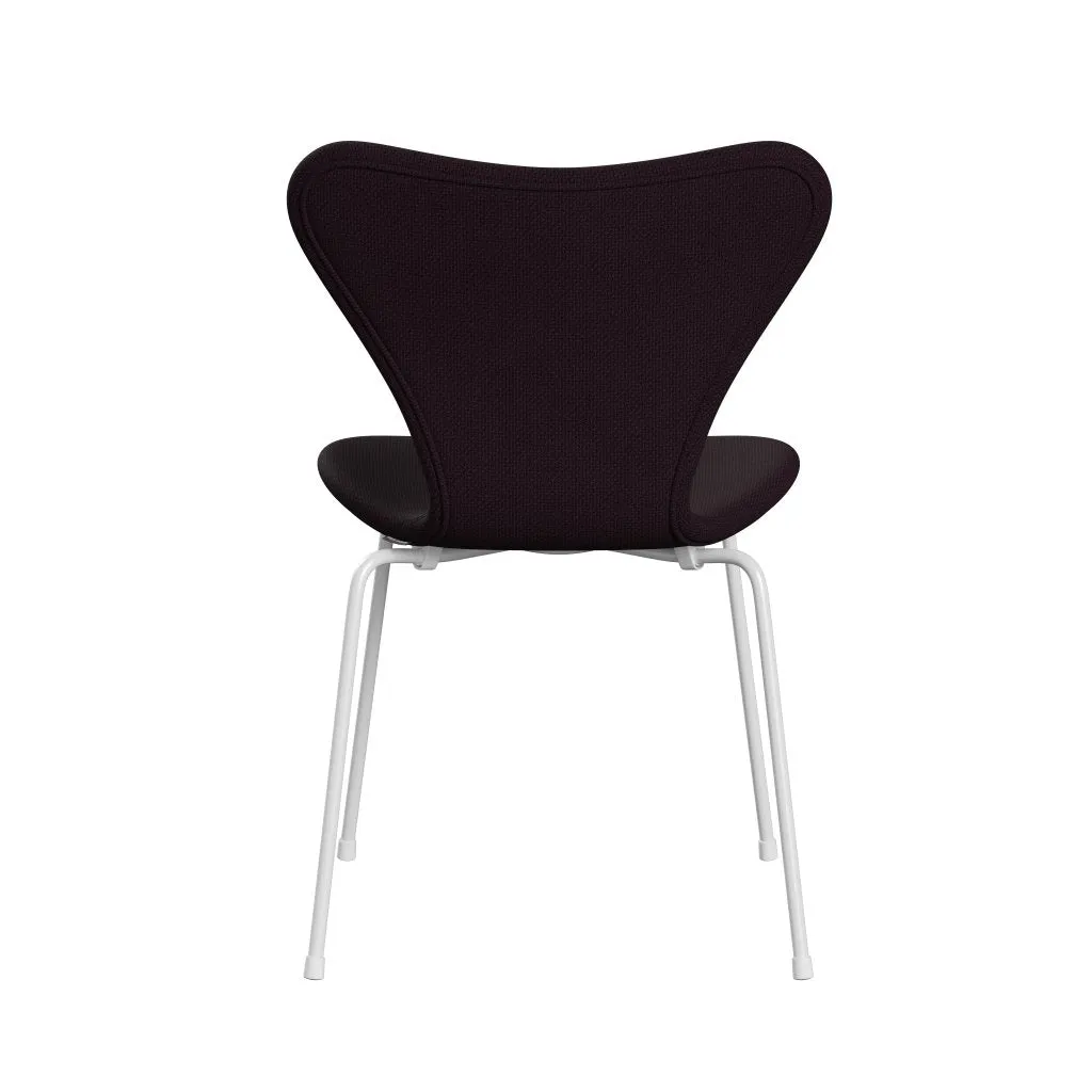Fritz Hansen Series 7™ Chair Full Upholstery, White/Diablo Plum