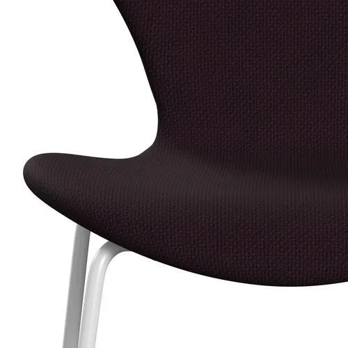 Fritz Hansen Series 7™ Chair Full Upholstery, White/Diablo Plum