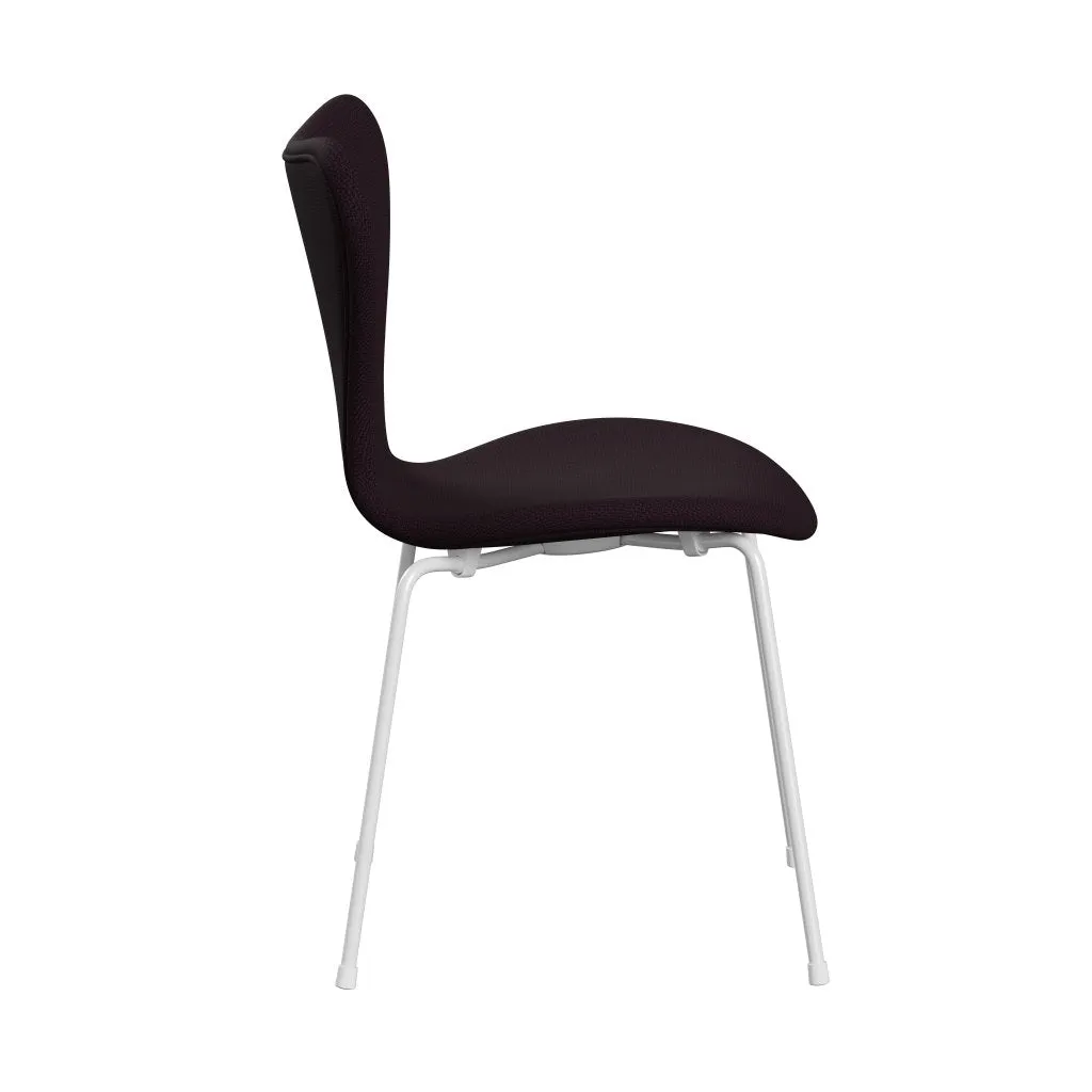 Fritz Hansen Series 7™ Chair Full Upholstery, White/Diablo Plum