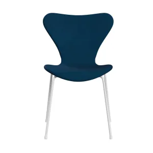 Fritz Hansen Series 7™ Chair Full Upholstery, White/Divina Coral Green