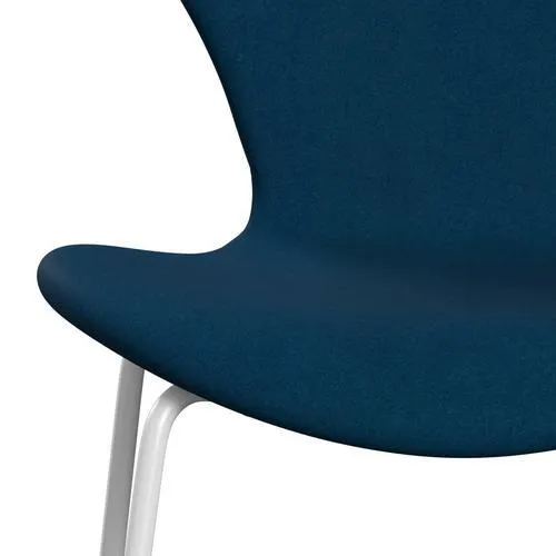 Fritz Hansen Series 7™ Chair Full Upholstery, White/Divina Coral Green