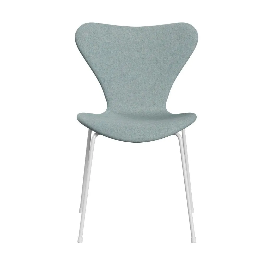 Fritz Hansen Series 7™ Chair Full Upholstery, White/Divina Md Mint