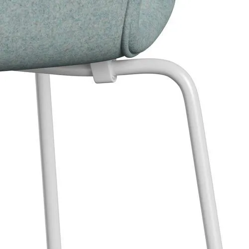 Fritz Hansen Series 7™ Chair Full Upholstery, White/Divina Md Mint