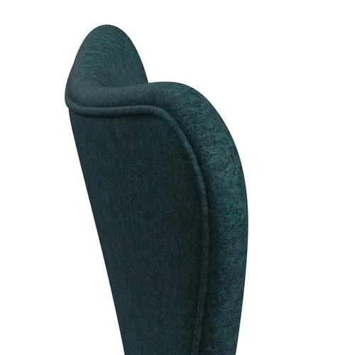 Fritz Hansen Series 7™ Chair Full Upholstery, White/Divina Md Turquoise Dark