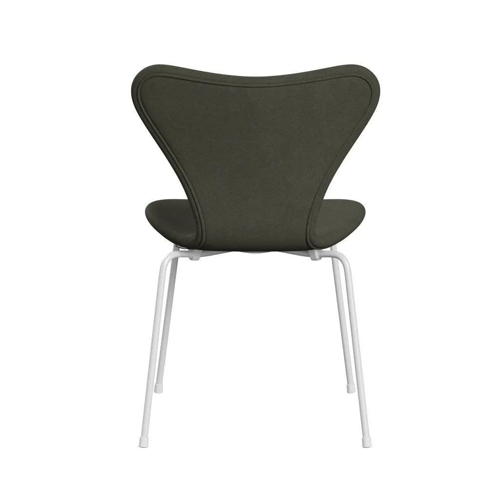 Fritz Hansen Series 7™ Chair Full Upholstery, White/Divina Military Green