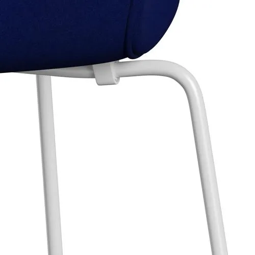 Fritz Hansen Series 7™ Chair Full Upholstery, White/Divina Royal Blue