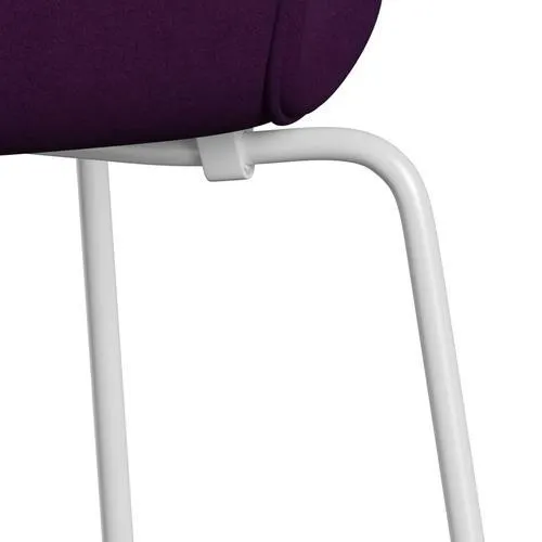 Fritz Hansen Series 7™ Chair Full Upholstery, White/Divina Violet (Div696)