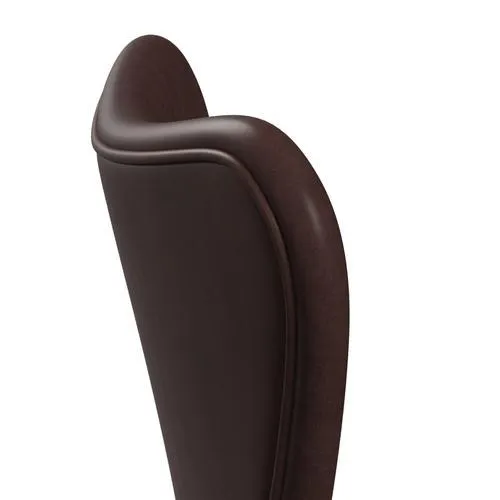 Fritz Hansen Series 7™ Chair Full Upholstery, White/Embrace Chocolate