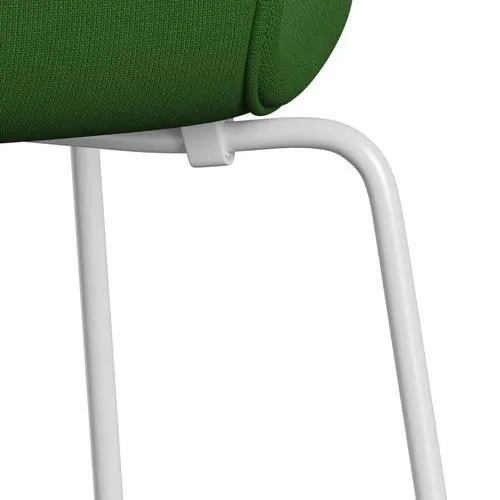 Fritz Hansen Series 7™ Chair Full Upholstery, White/Fame Grass Green