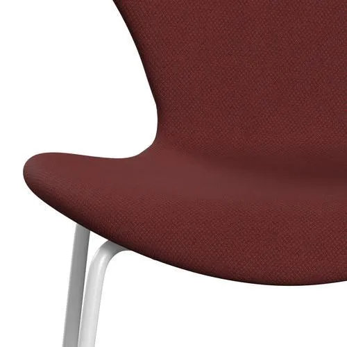 Fritz Hansen Series 7™ Chair Full Upholstery, White/Fiord Brick/Brick