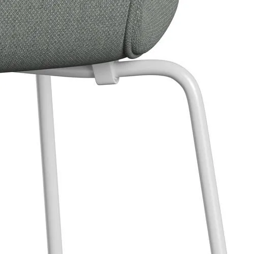 Fritz Hansen Series 7™ Chair Full Upholstery, White/Fiord Medium Grey