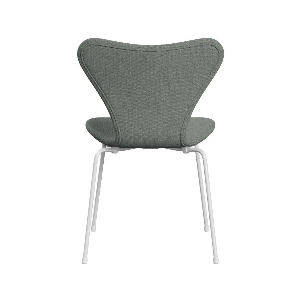 Fritz Hansen Series 7™ Chair Full Upholstery, White/Fiord Medium Grey