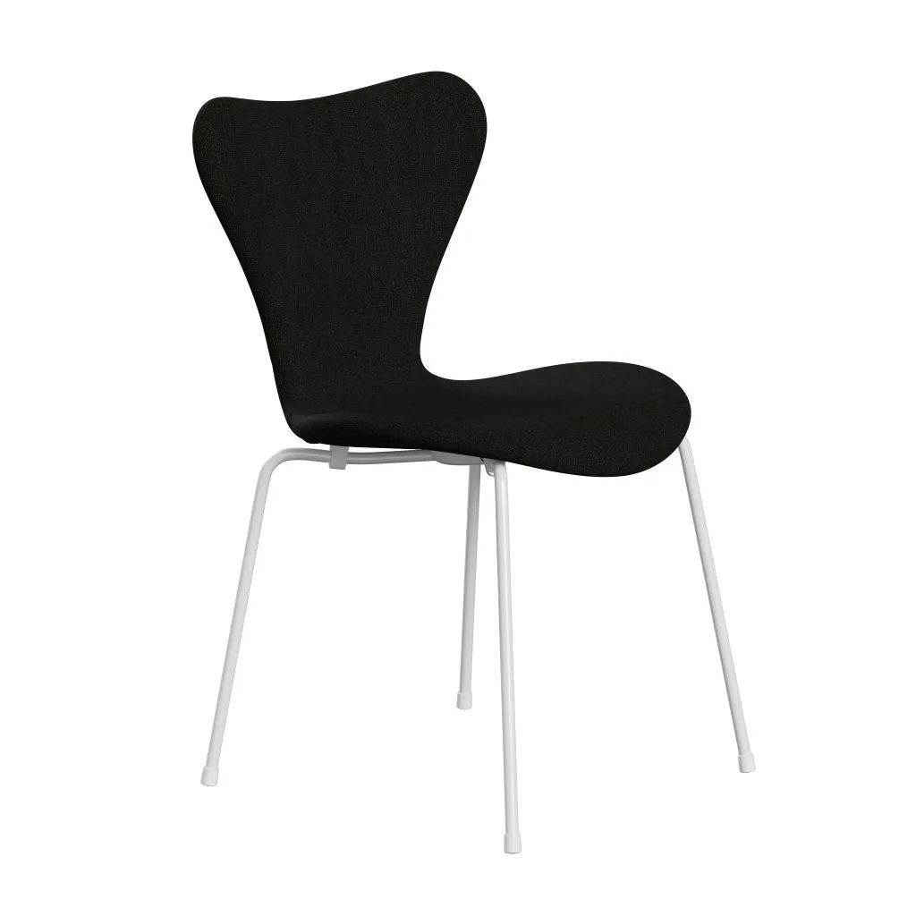 Fritz Hansen Series 7™ Chair Full Upholstery, White/Hallingdal Brown/Dark Grey