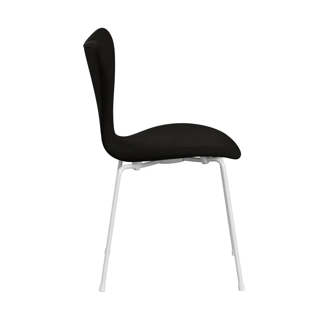 Fritz Hansen Series 7™ Chair Full Upholstery, White/Hallingdal Brown/Dark Grey