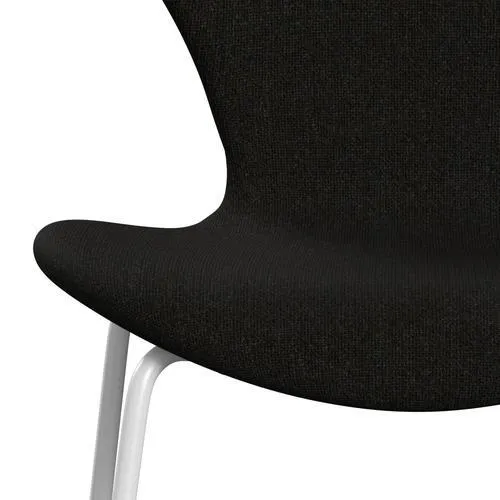 Fritz Hansen Series 7™ Chair Full Upholstery, White/Hallingdal Brown/Dark Grey