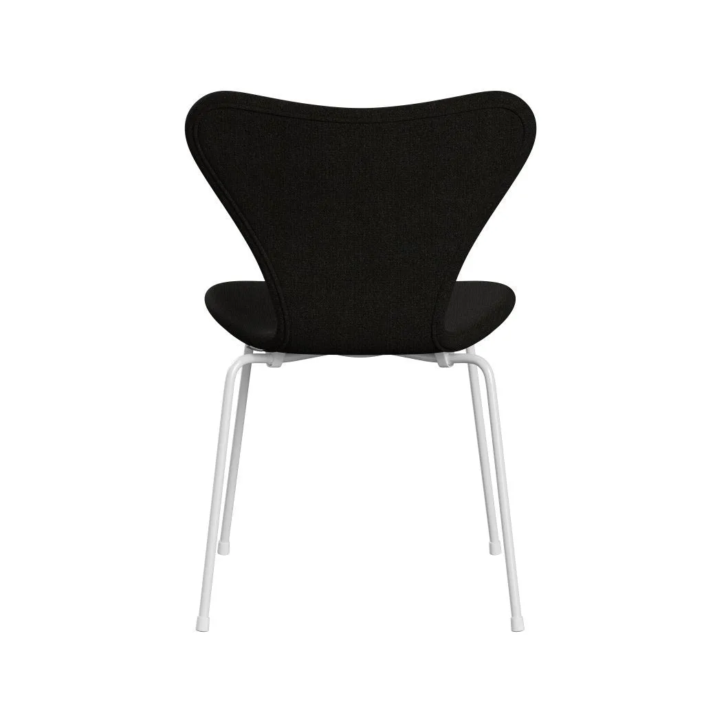 Fritz Hansen Series 7™ Chair Full Upholstery, White/Hallingdal Brown/Dark Grey