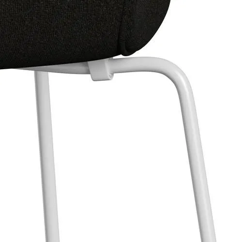 Fritz Hansen Series 7™ Chair Full Upholstery, White/Hallingdal Brown/Dark Grey