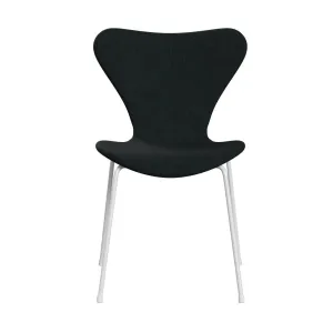 Fritz Hansen Series 7™ Chair Full Upholstery, White/Remix Black (Rem183)