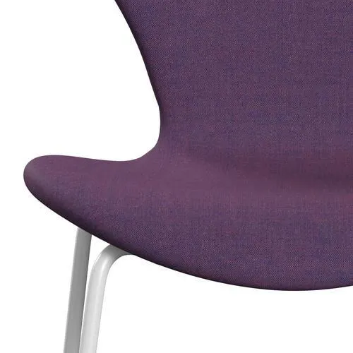 Fritz Hansen Series 7™ Chair Full Upholstery, White/Remix Violet