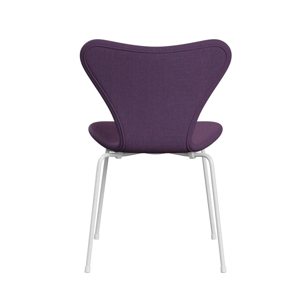 Fritz Hansen Series 7™ Chair Full Upholstery, White/Remix Violet