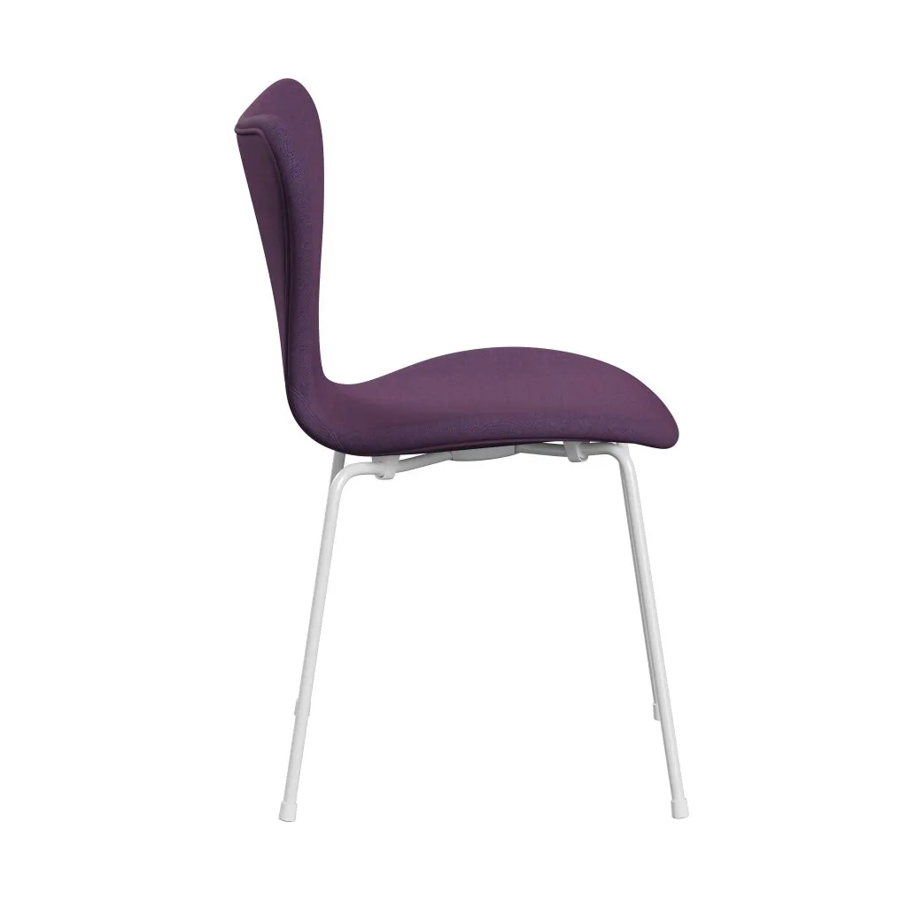 Fritz Hansen Series 7™ Chair Full Upholstery, White/Remix Violet