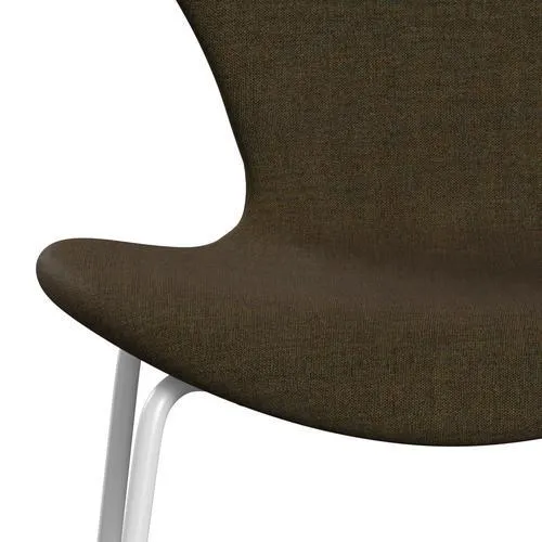 Fritz Hansen Series 7™ Chair Full Upholstery, White/Remix Winter Green