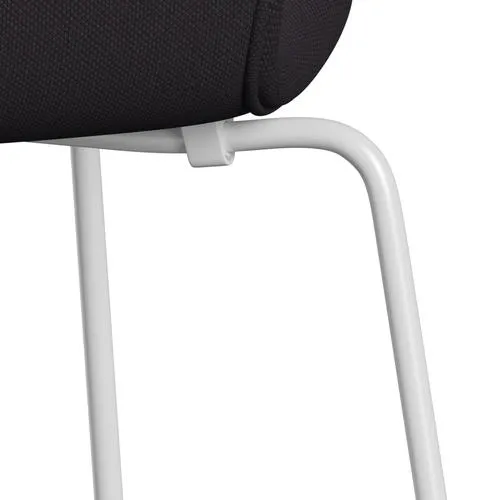 Fritz Hansen Series 7™ Chair Full Upholstery, White/Steelcut Violet Dark